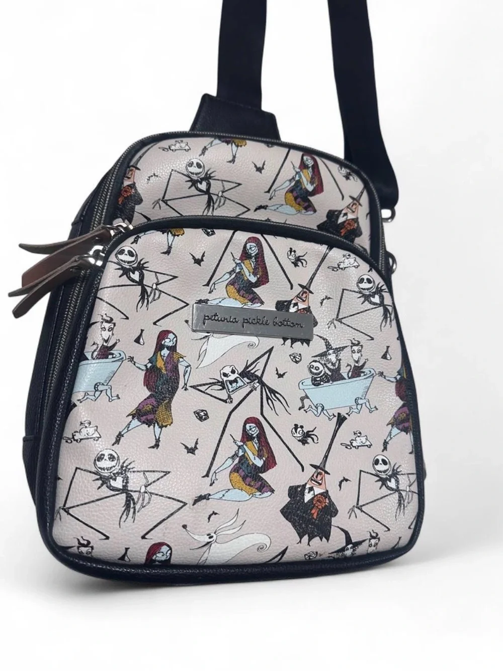 Rare Disney x Petunia Pickle Bottom “Halloween Town” Criss-Cross Sling Bag